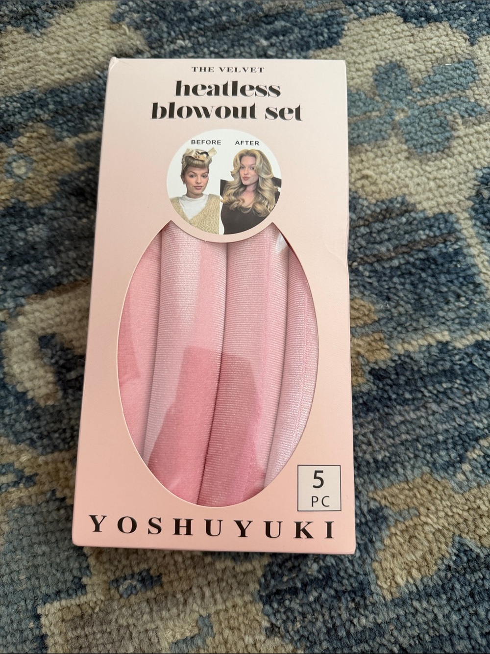 Yoshuyuki Heatless Blowout Set - Pink